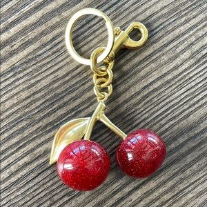 Cherry Bag Charm Key Ring
